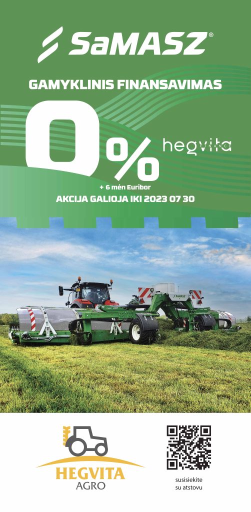 Lizingas nuo 0% su Hegvita Finance - Hegvita Agro